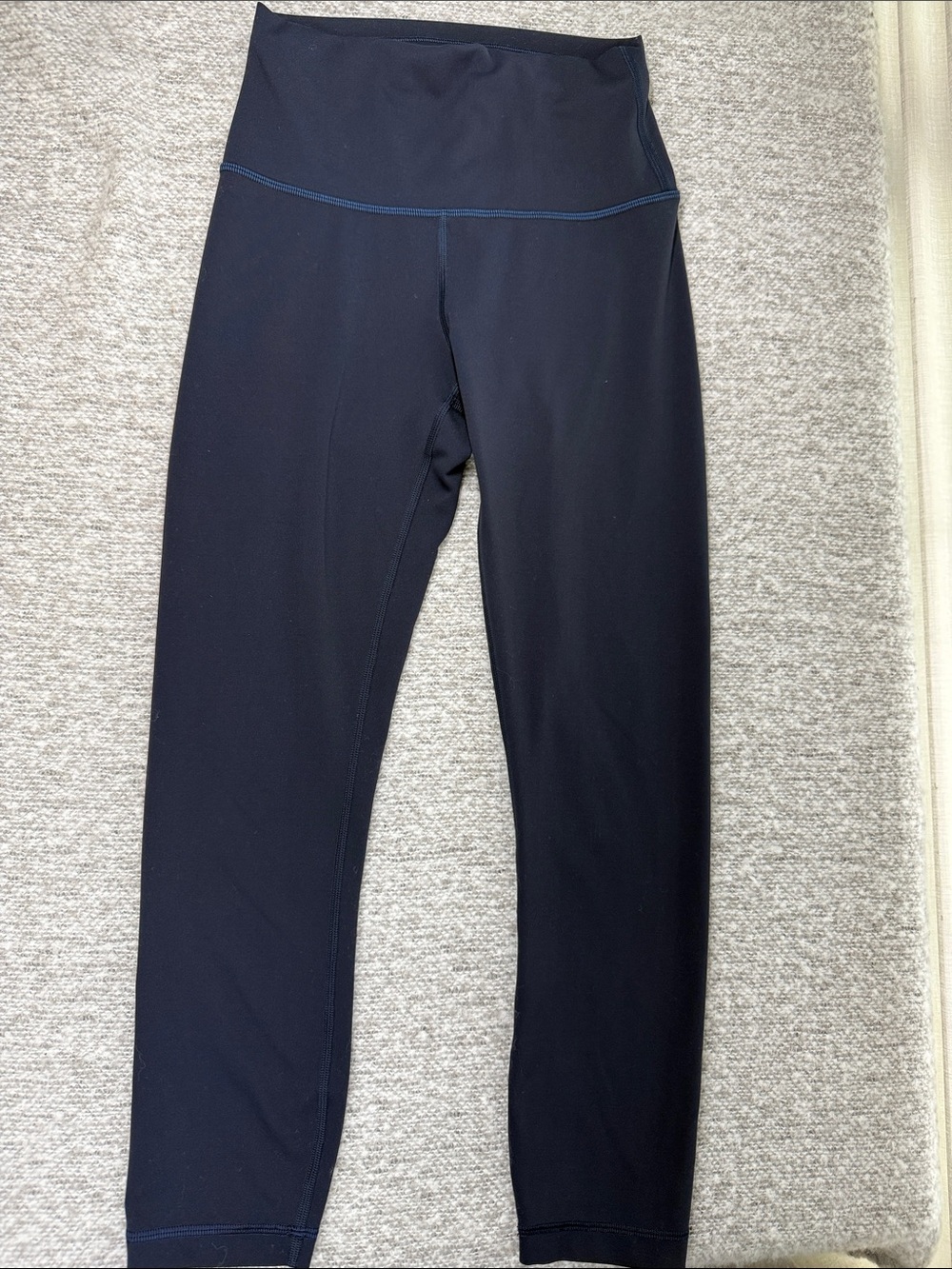 Lululemon High Waisted Black Yoga Leggings Size XS Navy